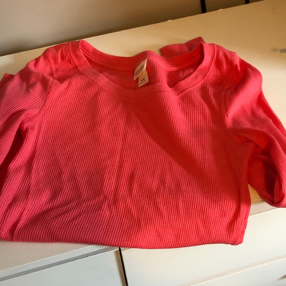 Mossimo Supply Co. Vibrant Pink Long Sleeve Top